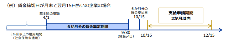 選択的適用拡大導入時処遇改善コース申請の流れ