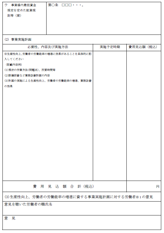 業務実施計画書